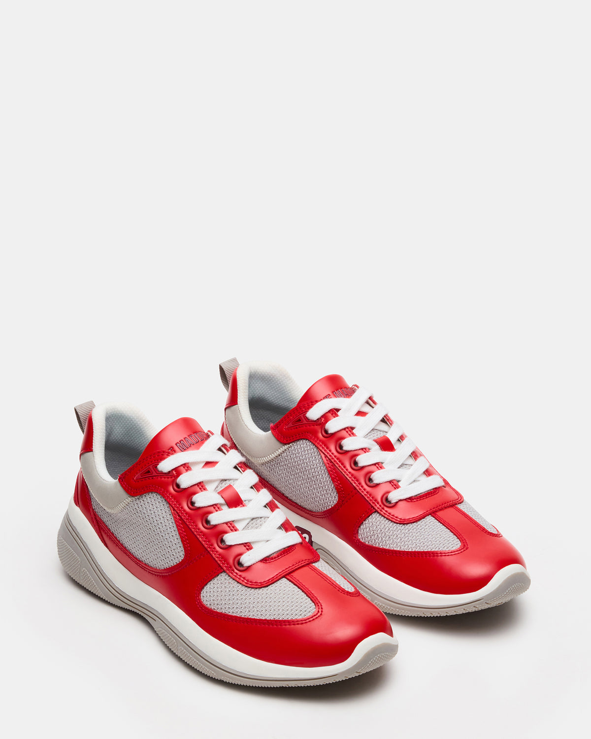 PICOLO Red Low-Top Lace-Up Men's Sneaker - Steve Madden