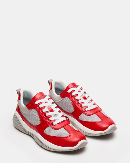 PICOLO Red Low-Top Lace-Up Men's Sneaker - Steve Madden