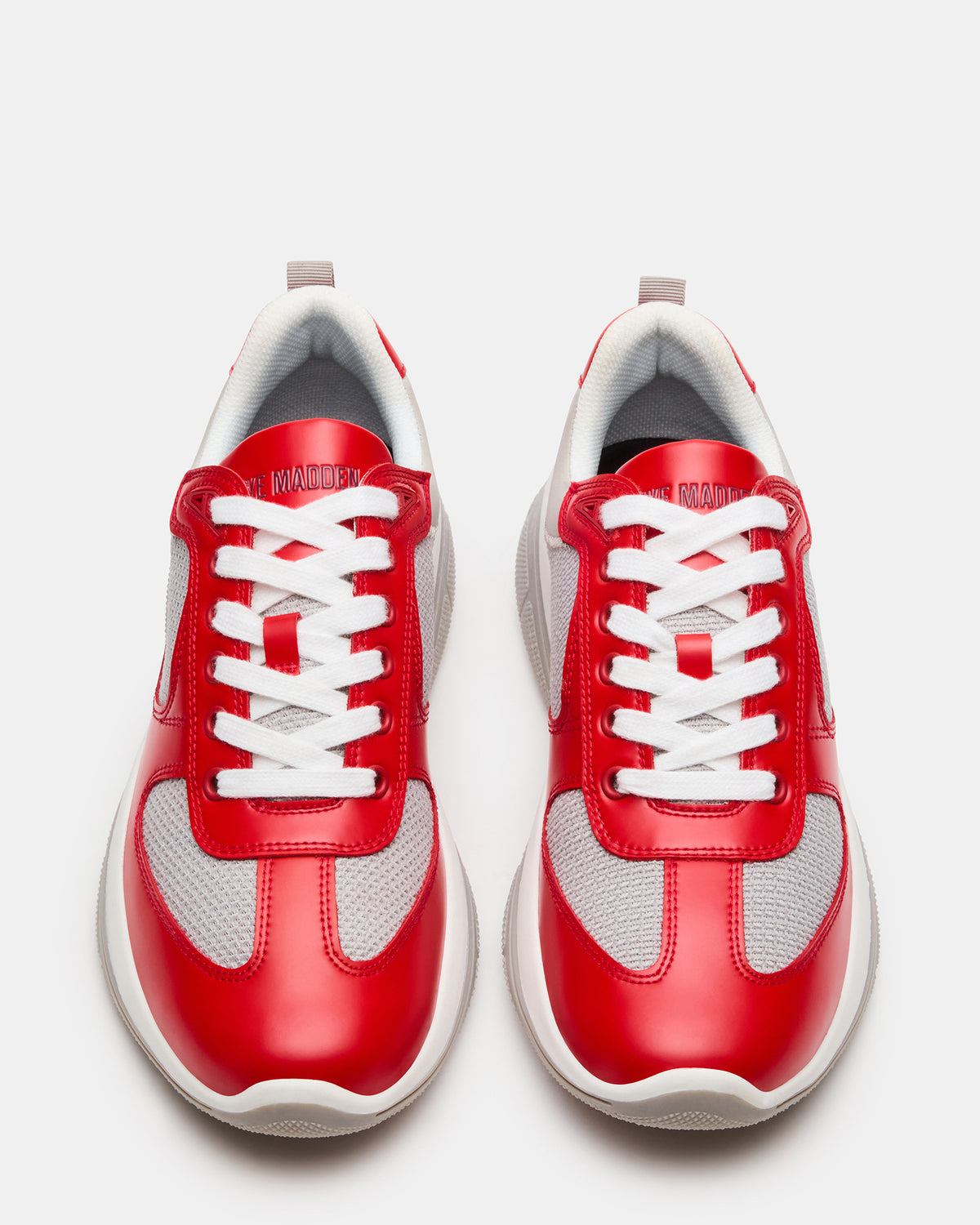 PICOLO Red Low-Top Lace-Up Men's Sneaker - Steve Madden