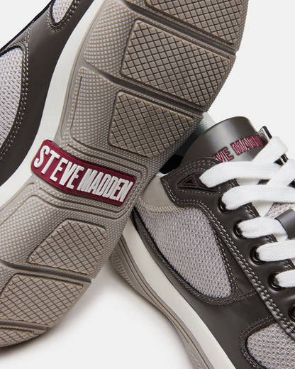 PICOLO Grey Low-Top Lace-Up Men's Sneaker - Steve Madden