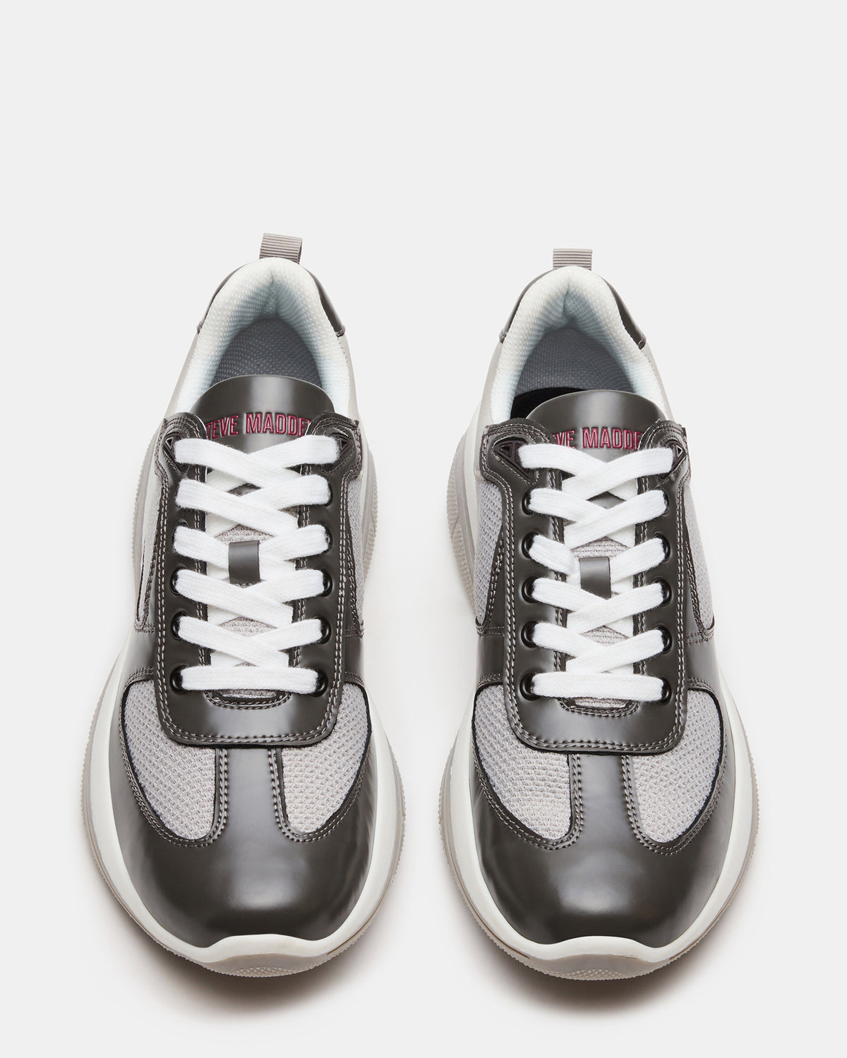 PICOLO Grey Low-Top Lace-Up Men's Sneaker - Steve Madden