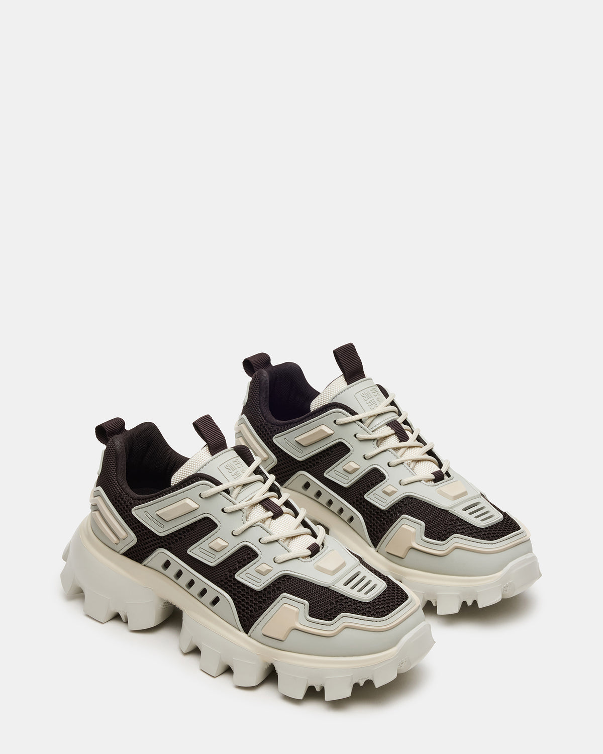 PONCE Cream Multi Chunky Sole Lace Up Men's Sneaker - Steve Madden
