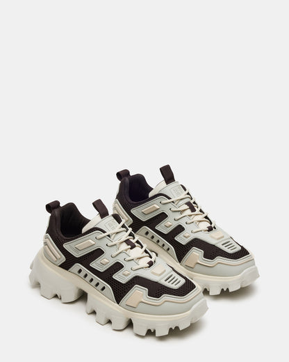 PONCE Cream Multi Chunky Sole Lace Up Men's Sneaker - Steve Madden