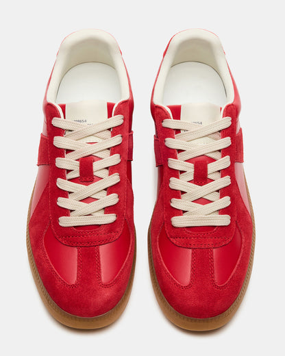 DIXON Red Low-Top Panel Men's Sneaker - Steve Madden