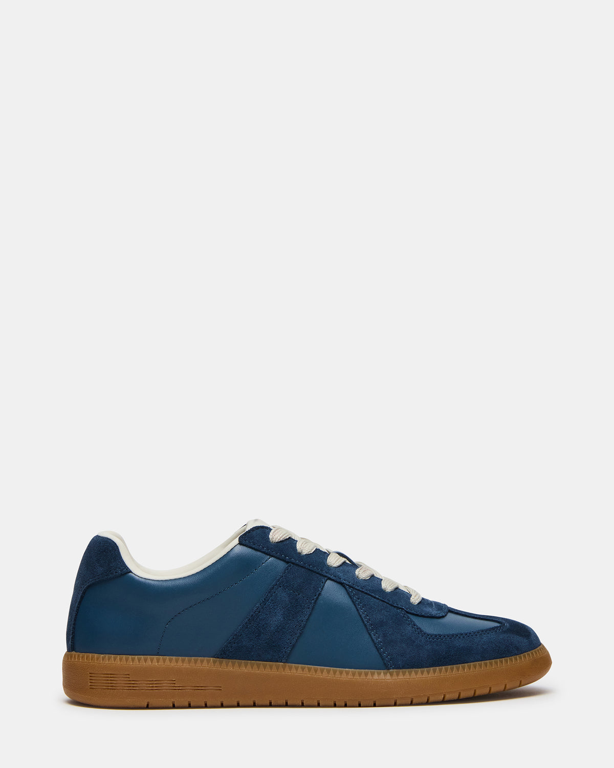 DIXON Navy Suede Low-Top Panel Men's Sneaker - Steve Madden