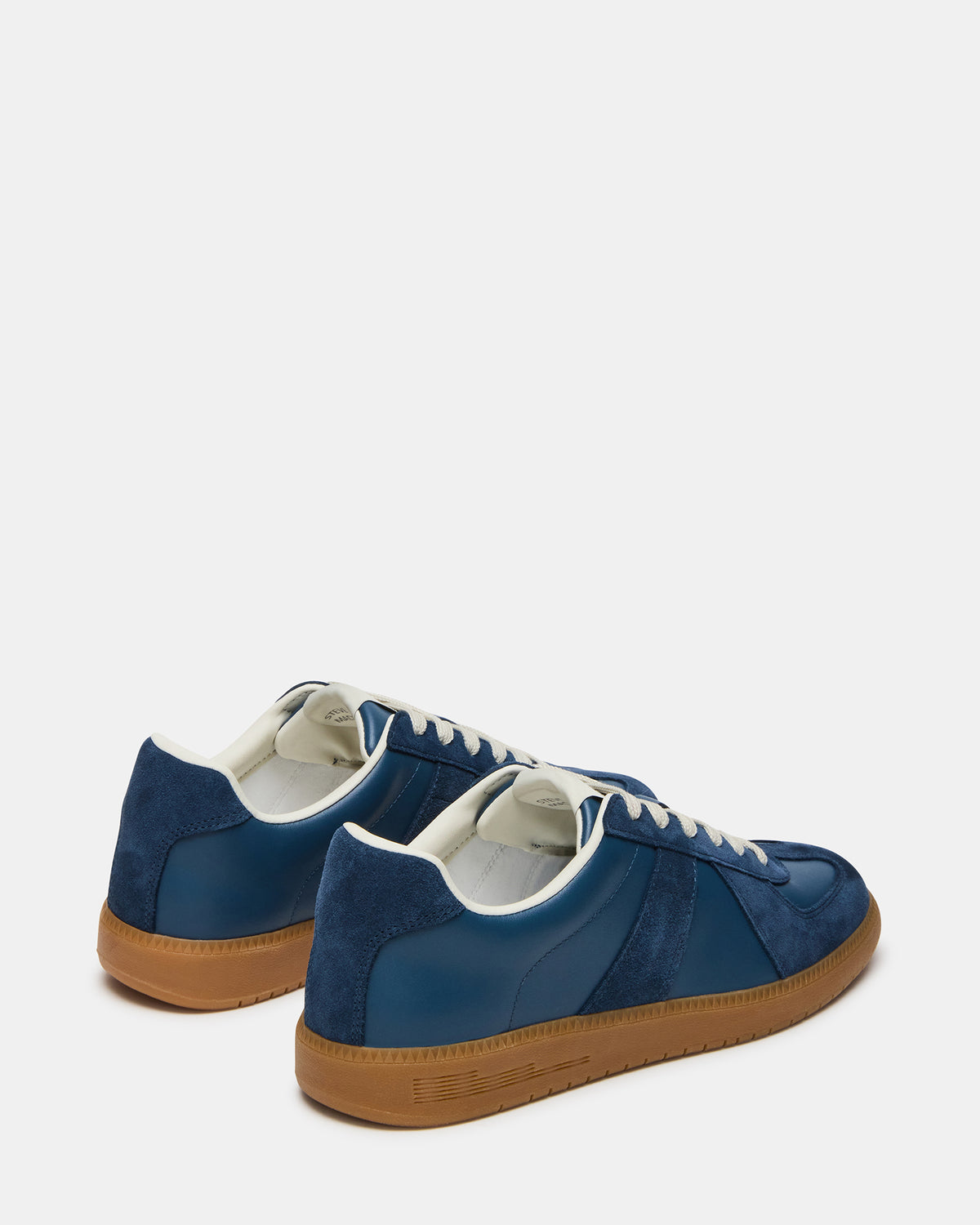 DIXON Navy Suede Low-Top Panel Men's Sneaker - Steve Madden