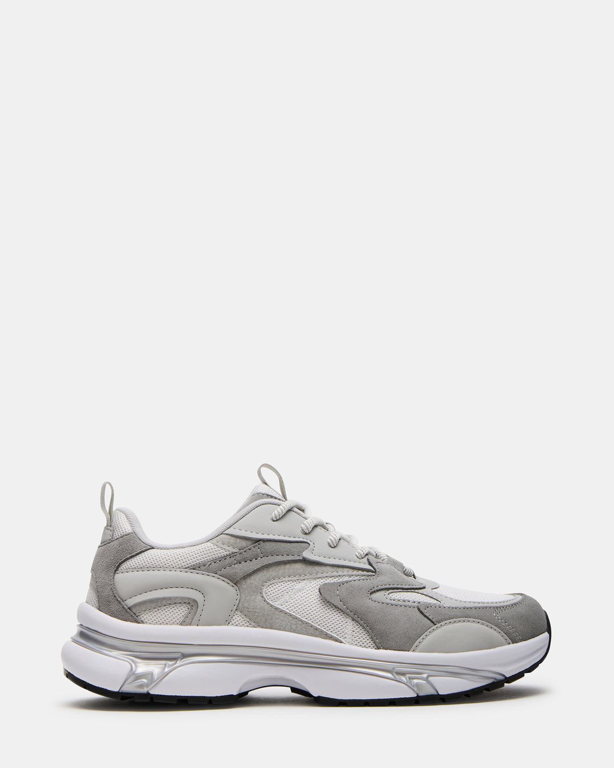 YGOR Grey Multi Men's Low-Top Lace-Up Sneaker - Steve Madden