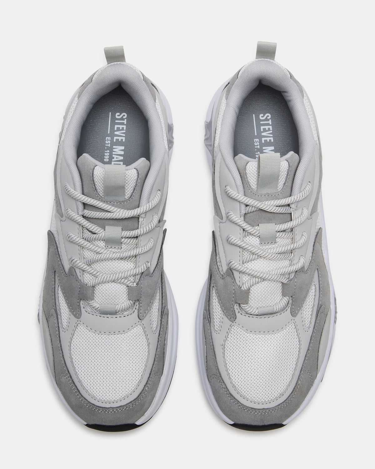 YGOR Grey Multi Men's Low-Top Lace-Up Sneaker - Steve Madden