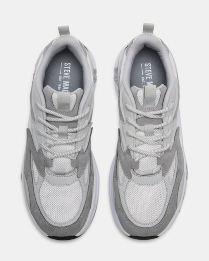 YGOR Grey Multi Men's Low-Top Lace-Up Sneaker - Steve Madden