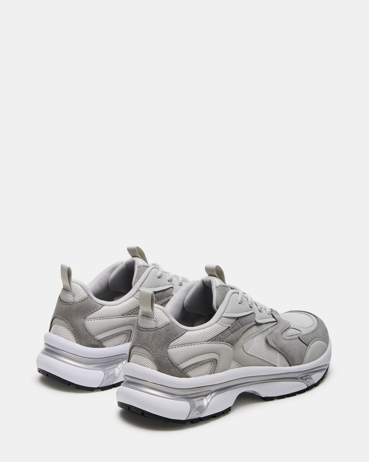 YGOR Grey Multi Men's Low-Top Lace-Up Sneaker - Steve Madden