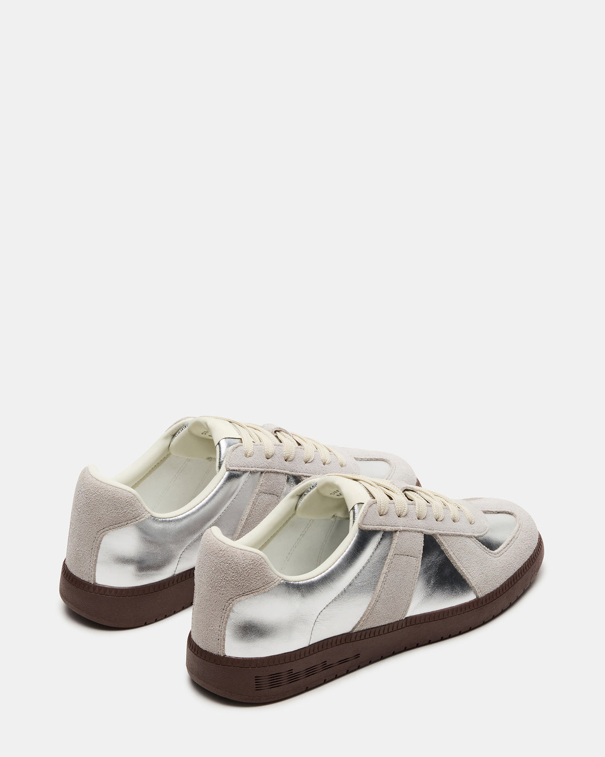 DIXON Silver Low-Top Panel Men's Sneaker - Steve Madden