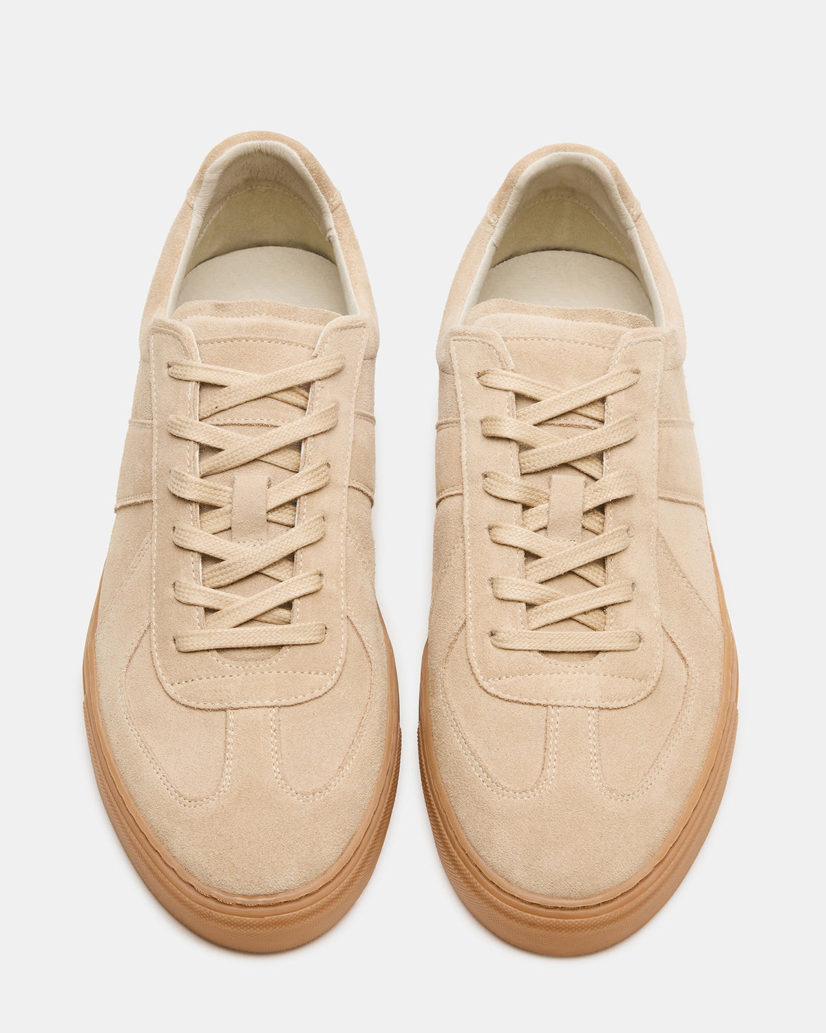 BRADY Sand Suede Low-Top Lace-Up Men's Sneaker - Steve Madden