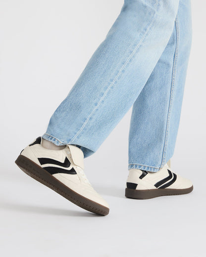 JANOS White Leather Low-Top Lace-Up Men's Sneaker - Steve Madden