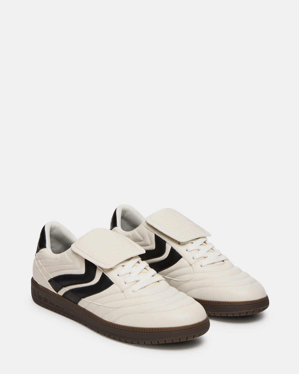 JANOS White Leather Low-Top Lace-Up Men's Sneaker - Steve Madden