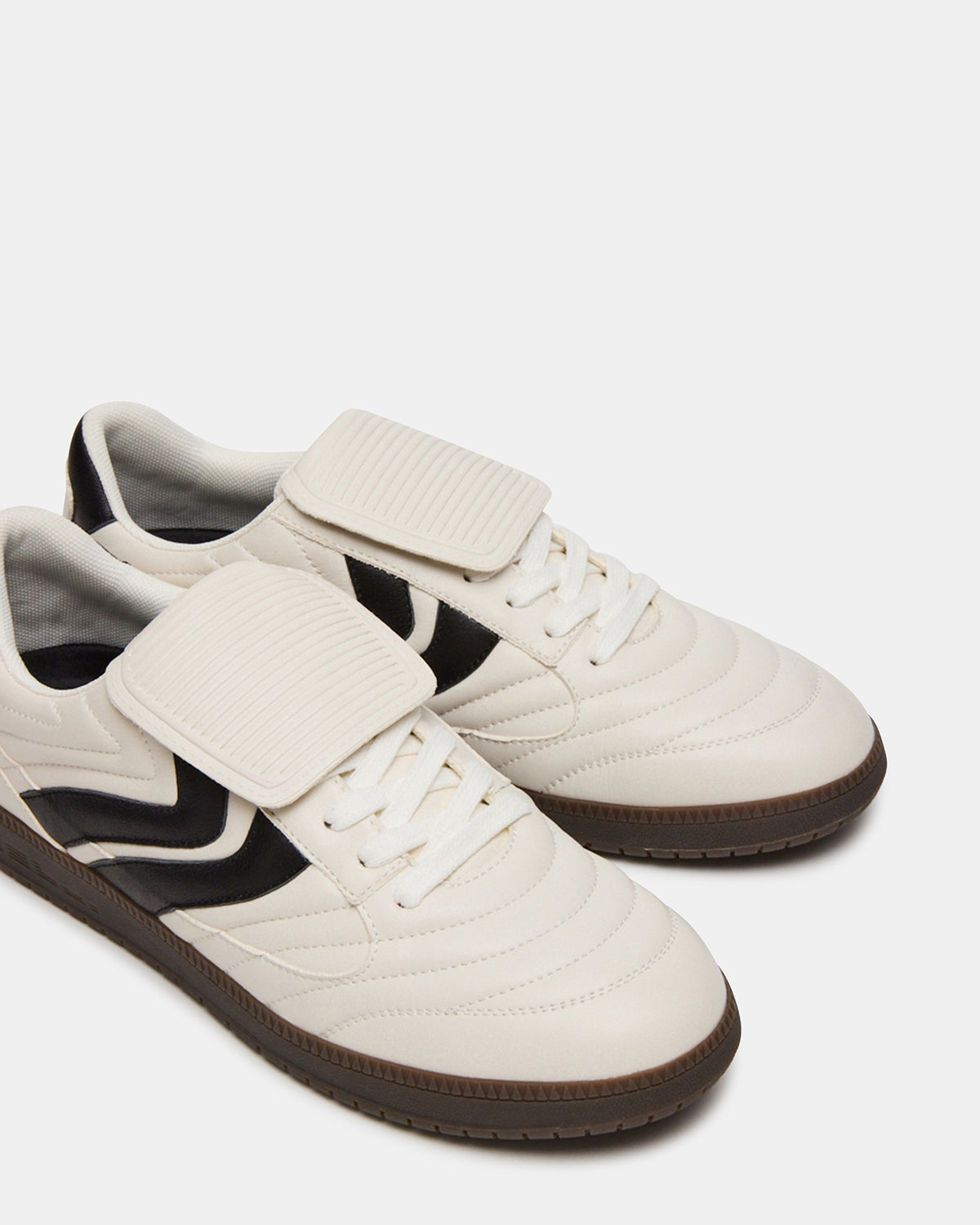 JANOS White Leather Low-Top Lace-Up Men's Sneaker - Steve Madden