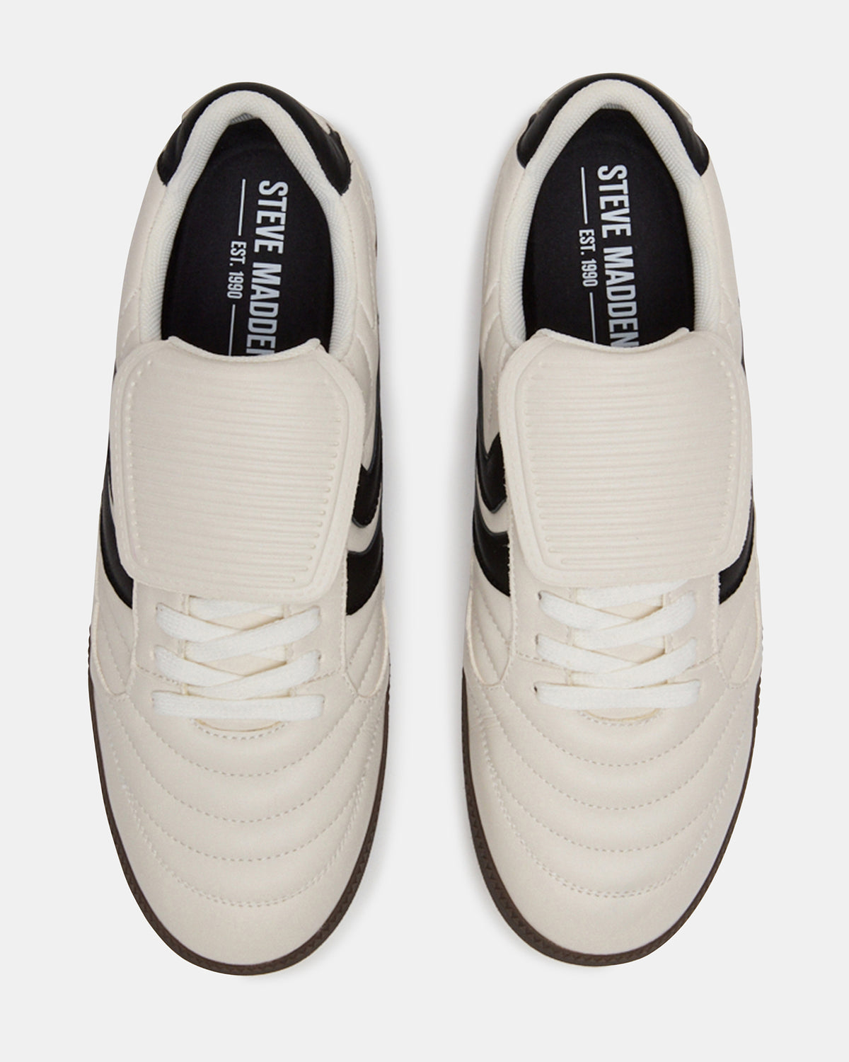 JANOS White Leather Low-Top Lace-Up Men's Sneaker - Steve Madden