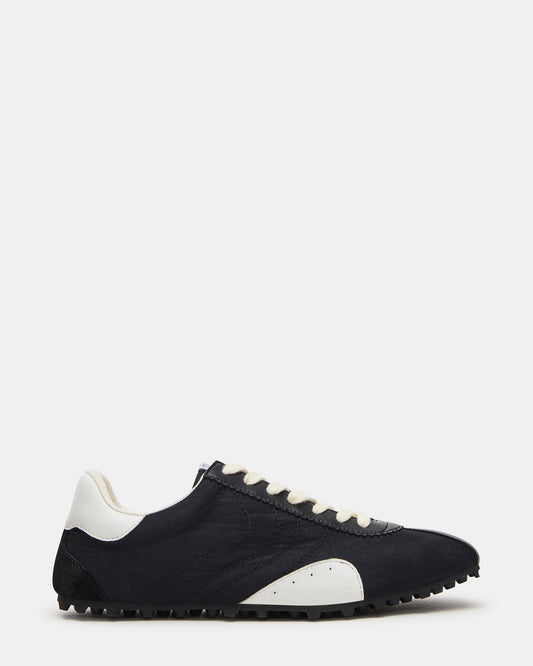 PUZZLE Black Low-Top Lace-Up Men's Sneaker - Steve Madden