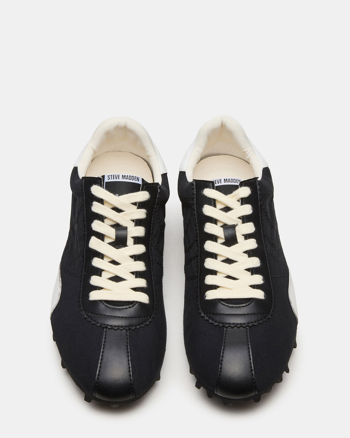 PUZZLE Black Low-Top Lace-Up Men's Sneaker - Steve Madden