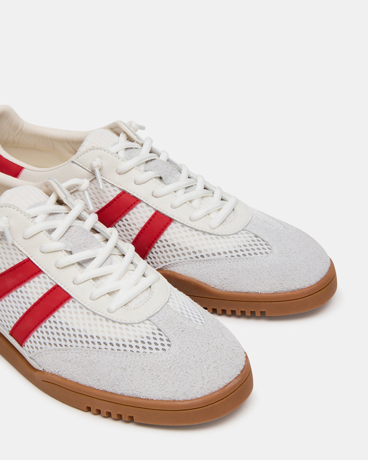 VIENTO White Multi Low-Top Lace-Up Men's Sneakers - Steve Madden