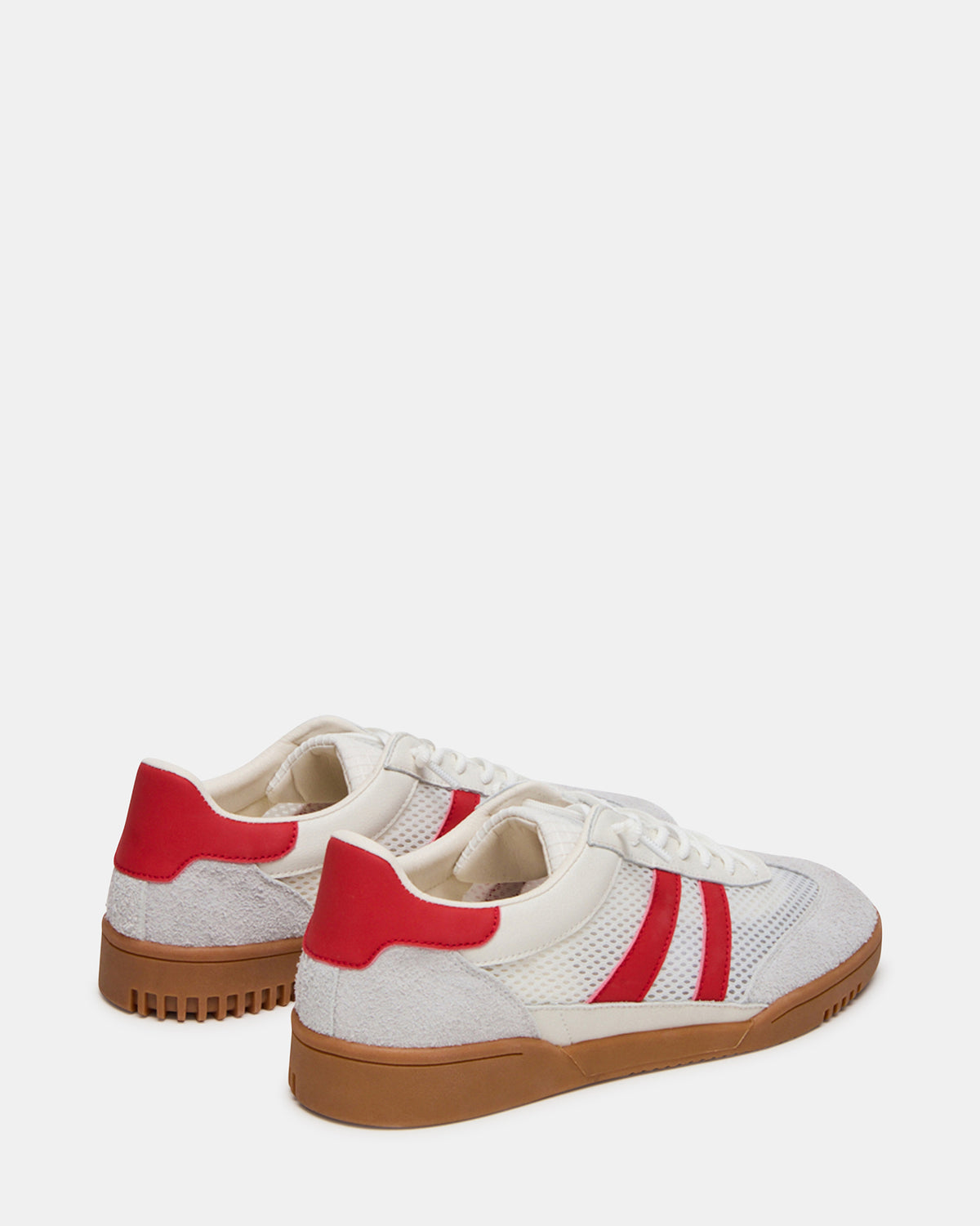 VIENTO White Multi Low-Top Lace-Up Men's Sneakers - Steve Madden