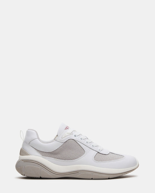 PICOLO White Low-Top Lace-Up Men's Sneaker - Steve Madden