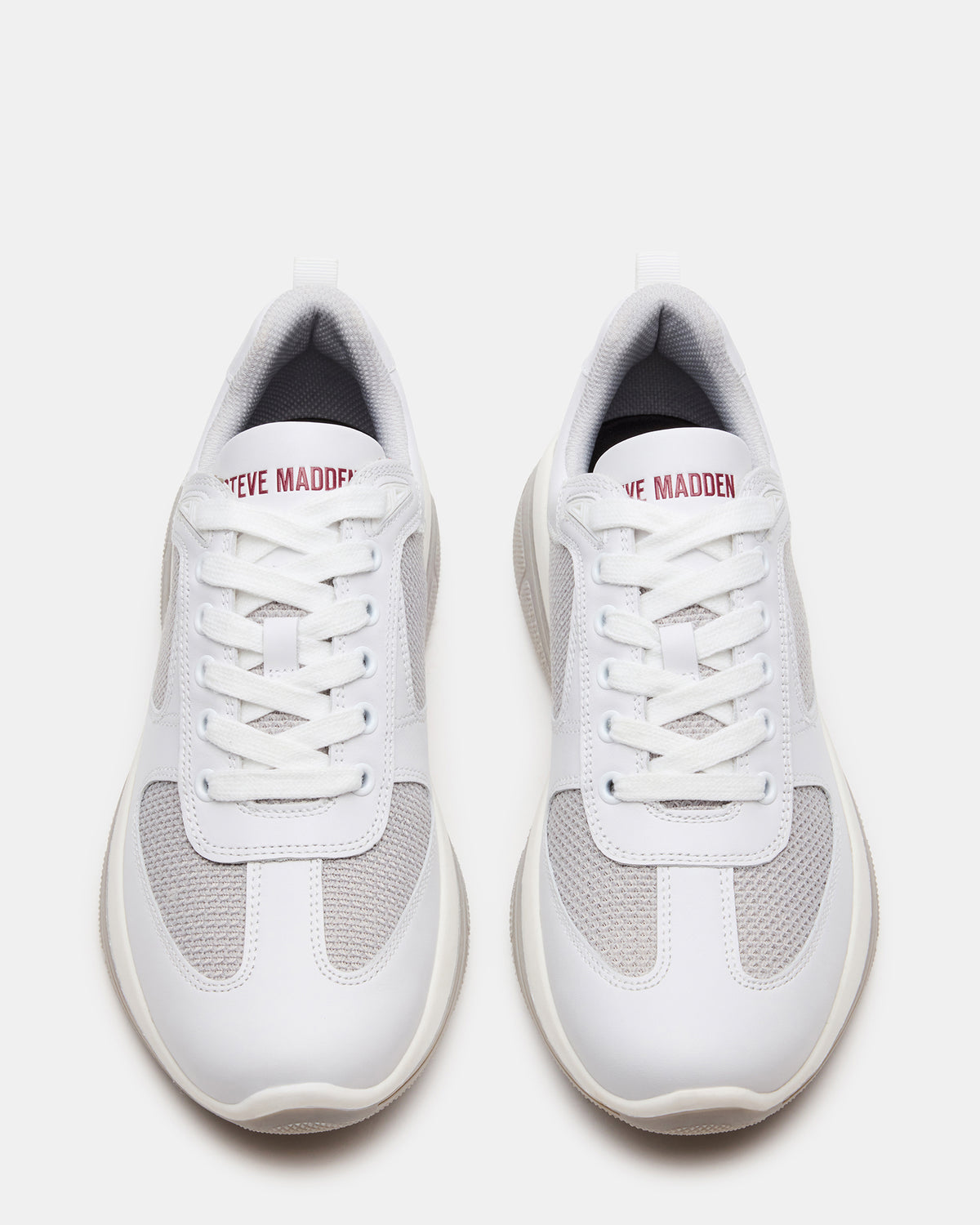 PICOLO White Low-Top Lace-Up Men's Sneaker - Steve Madden