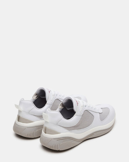 PICOLO White Low-Top Lace-Up Men's Sneaker - Steve Madden