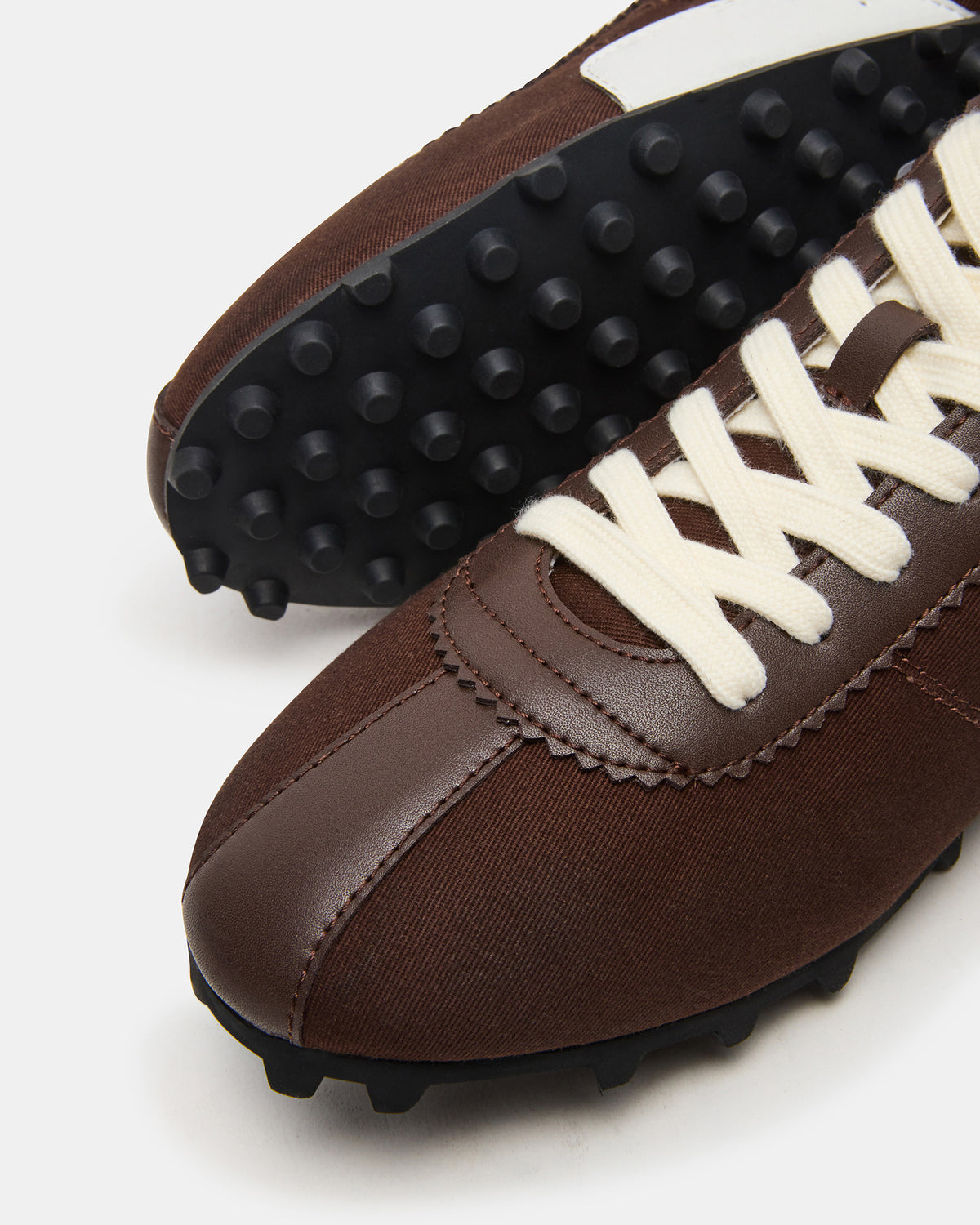 PUZZLE Brown Low-Top Lace-Up Men's Sneaker - Steve Madden