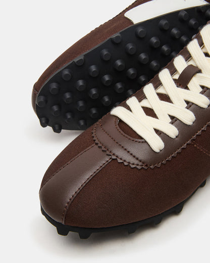 PUZZLE Brown Low-Top Lace-Up Men's Sneaker - Steve Madden