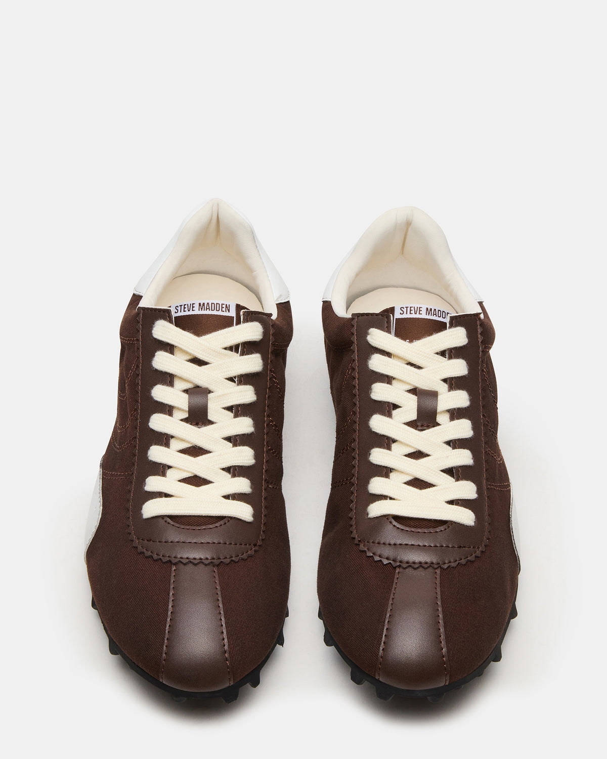 PUZZLE Brown Low-Top Lace-Up Men's Sneaker - Steve Madden