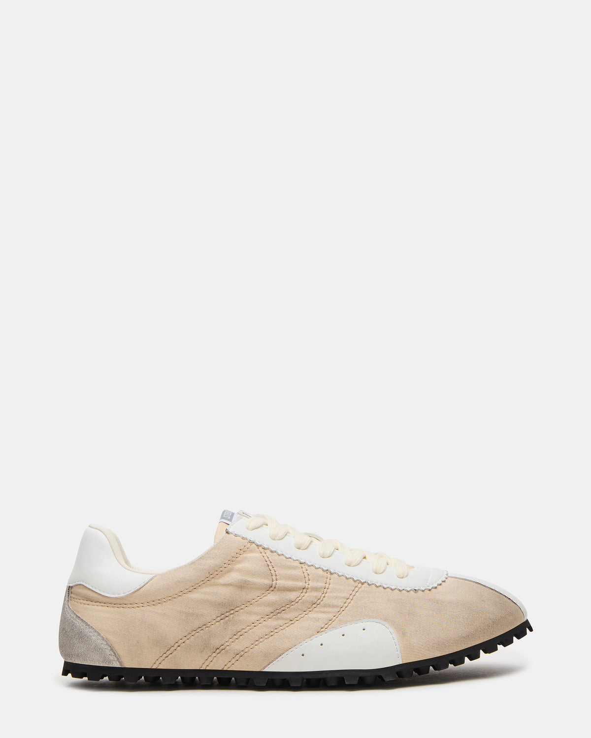 PUZZLE Cream Low-Top Lace-Up Men's Sneaker - Steve Madden