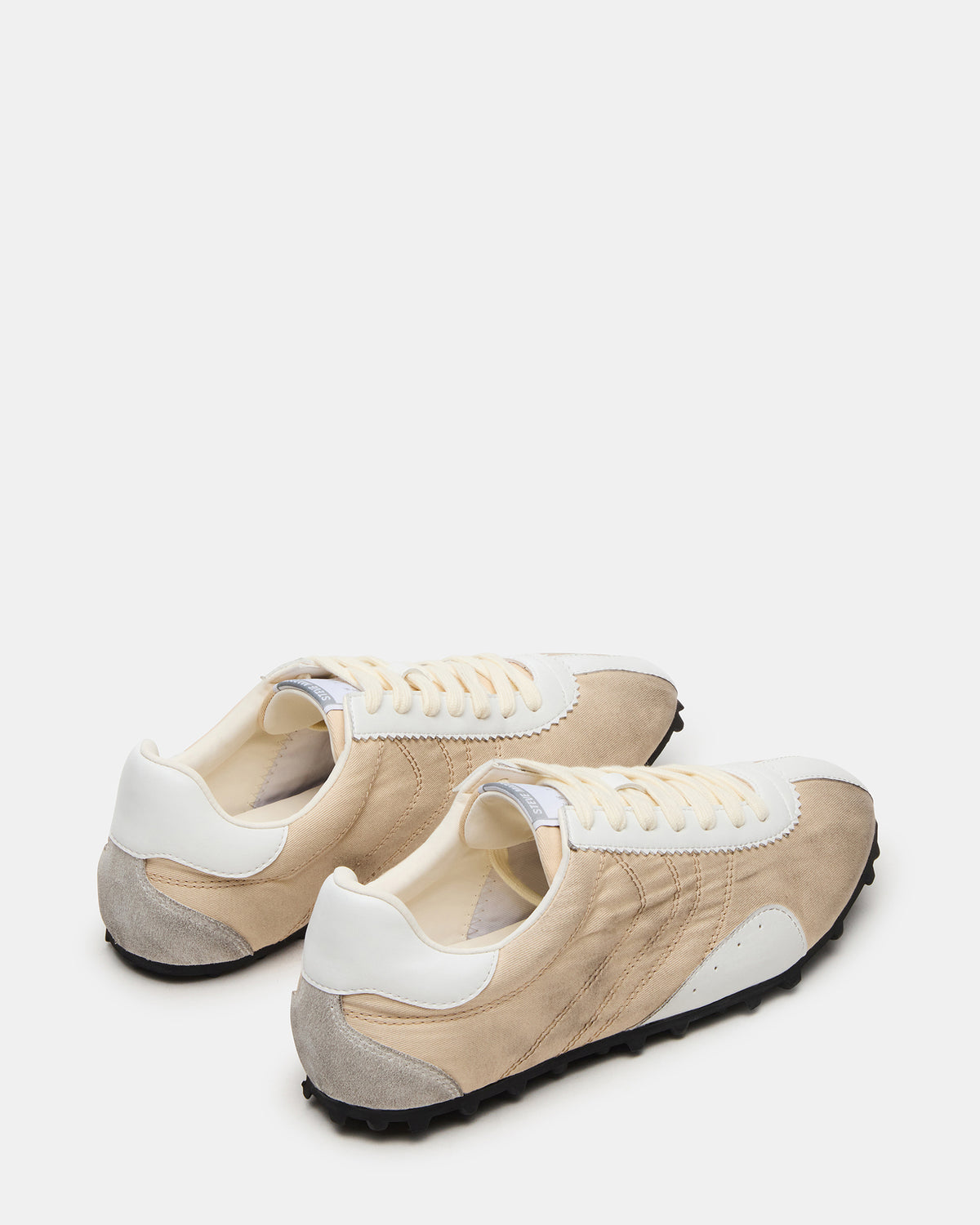 PUZZLE Cream Low-Top Lace-Up Men's Sneaker - Steve Madden