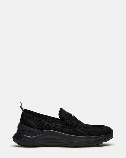 PARRISH Black Low-Top Slip-On Men's Sneaker - Steve Madden