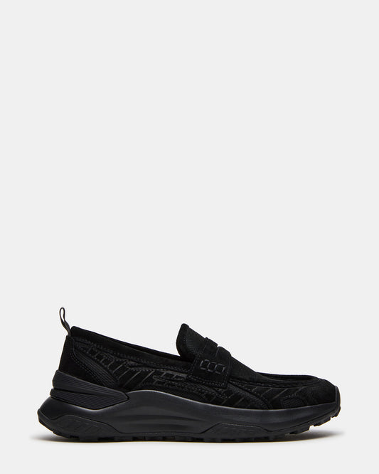 PARRISH Black Low-Top Slip-On Men's Sneaker - Steve Madden
