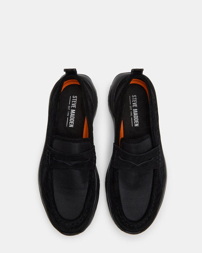 PARRISH Black Low-Top Slip-On Men's Sneaker - Steve Madden