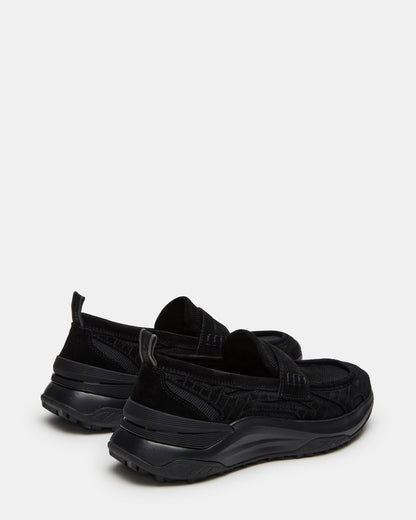 PARRISH Black Low-Top Slip-On Men's Sneaker - Steve Madden