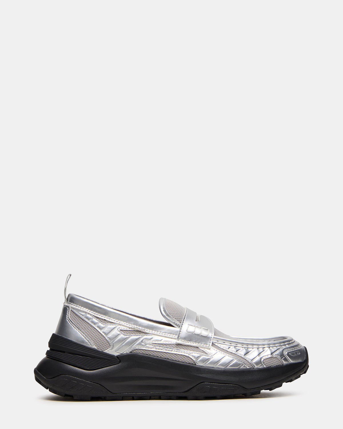 PARRISH Silver Low-Top Slip-On Men's Sneaker - Steve Madden