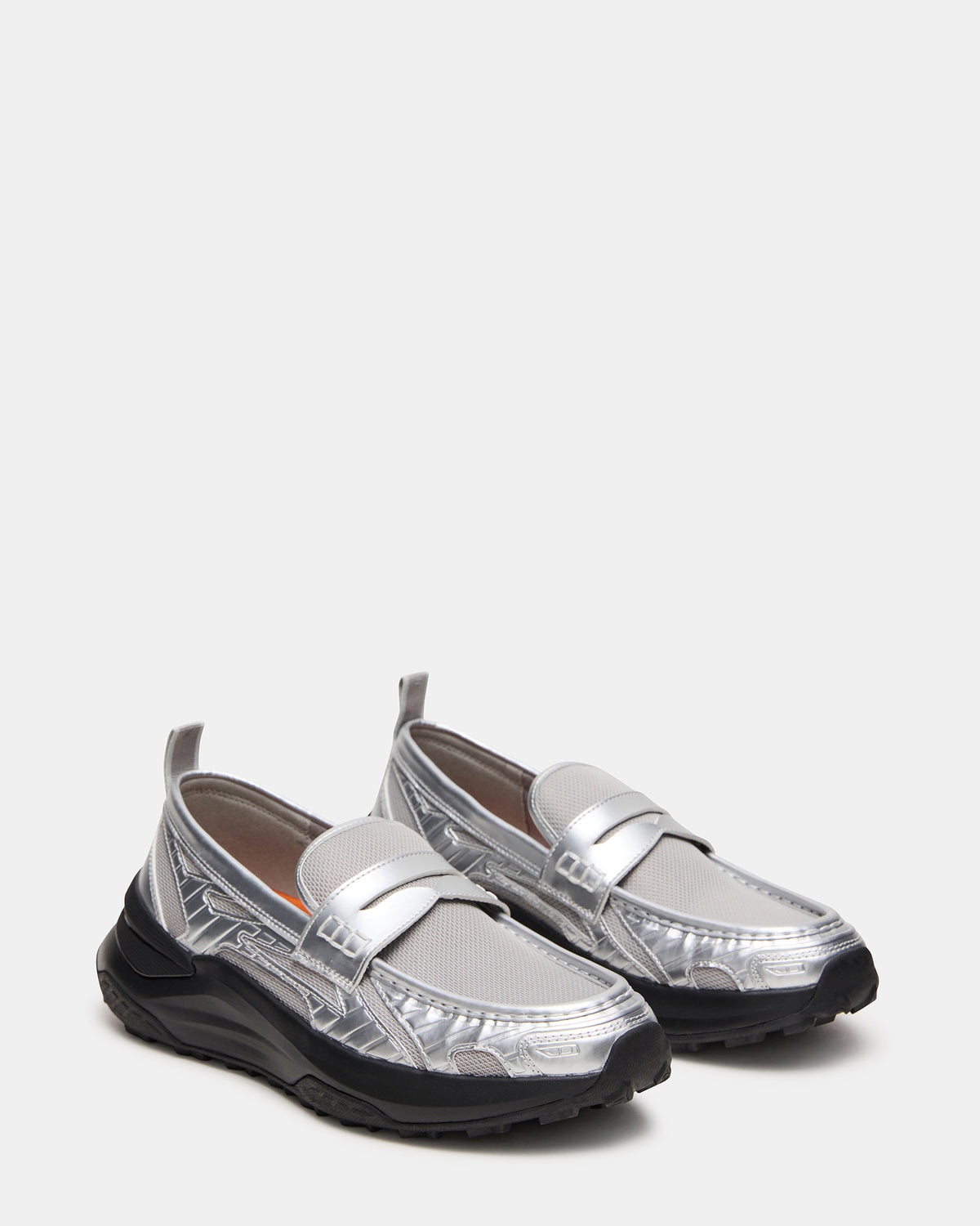 PARRISH Silver Low-Top Slip-On Men's Sneaker - Steve Madden