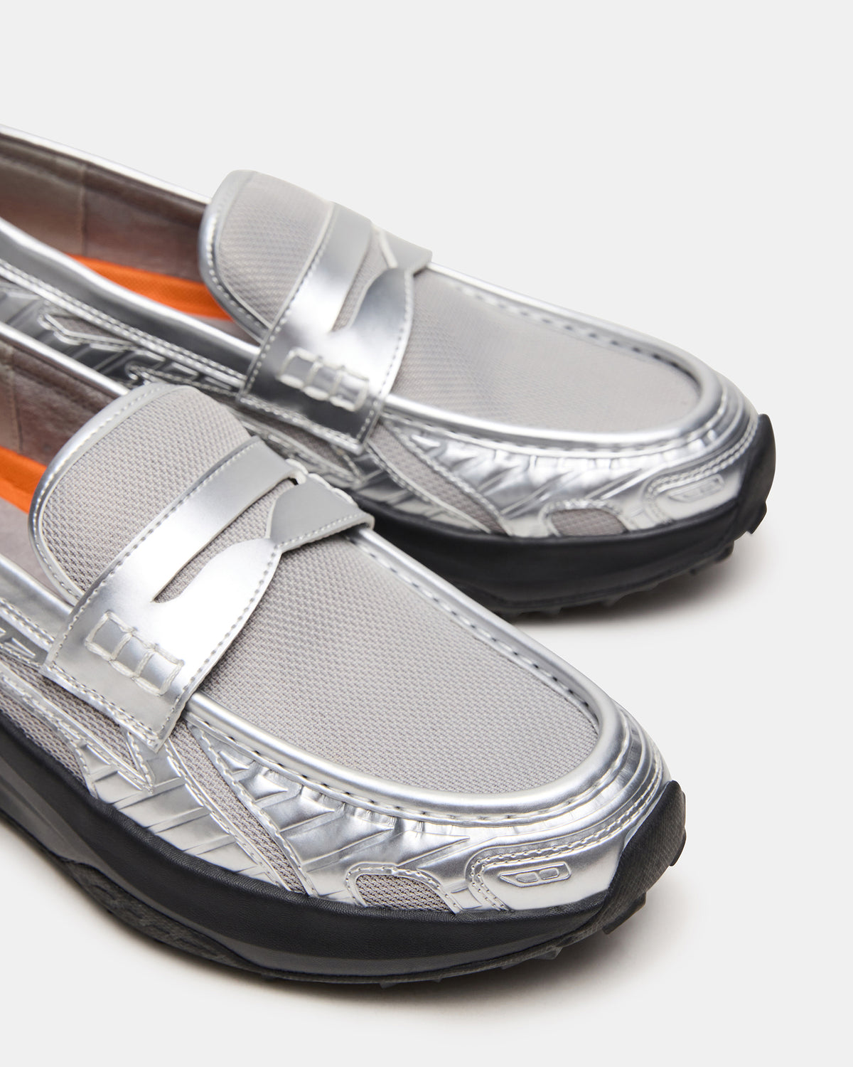 PARRISH Silver Low-Top Slip-On Men's Sneaker - Steve Madden