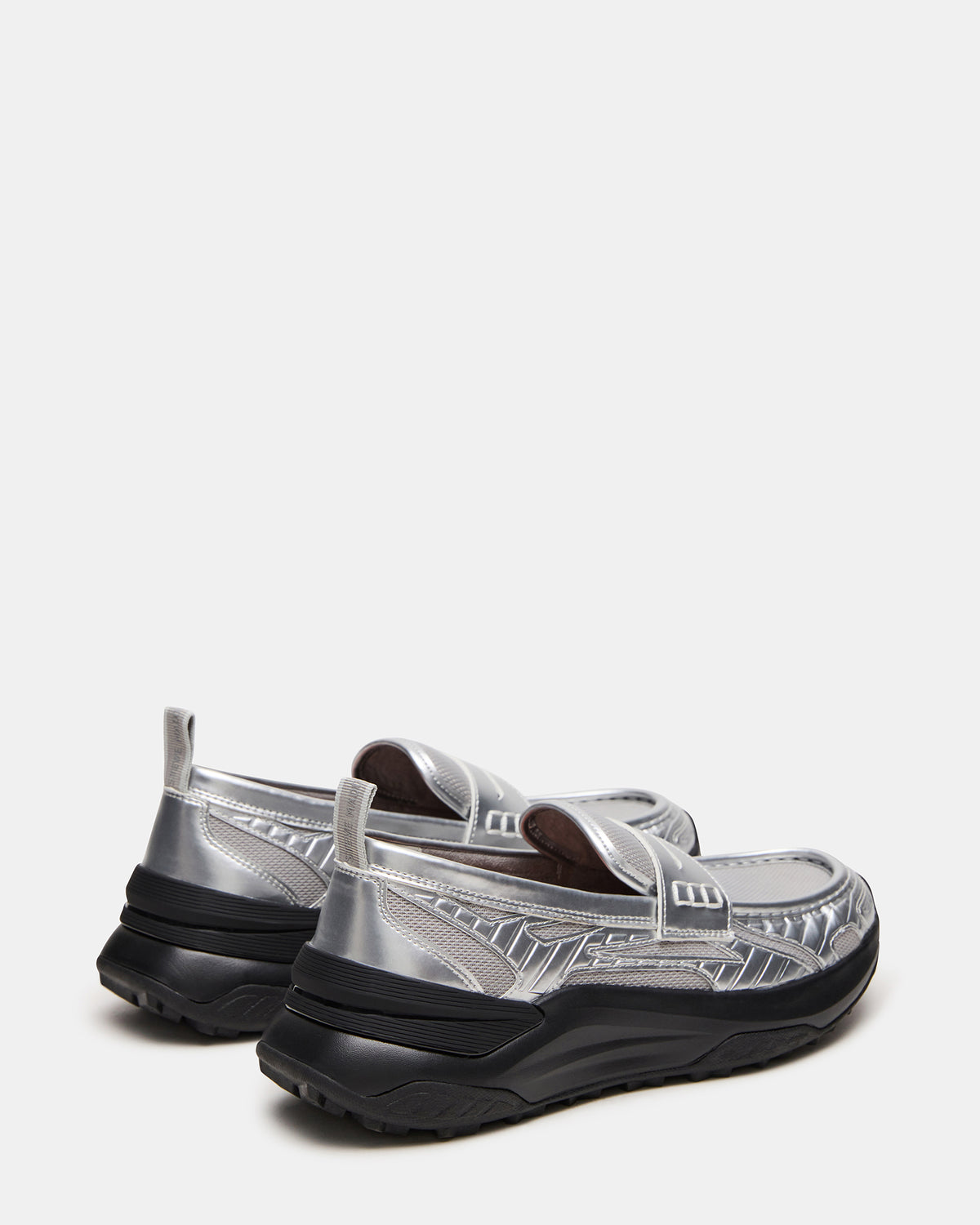PARRISH Silver Low-Top Slip-On Men's Sneaker - Steve Madden