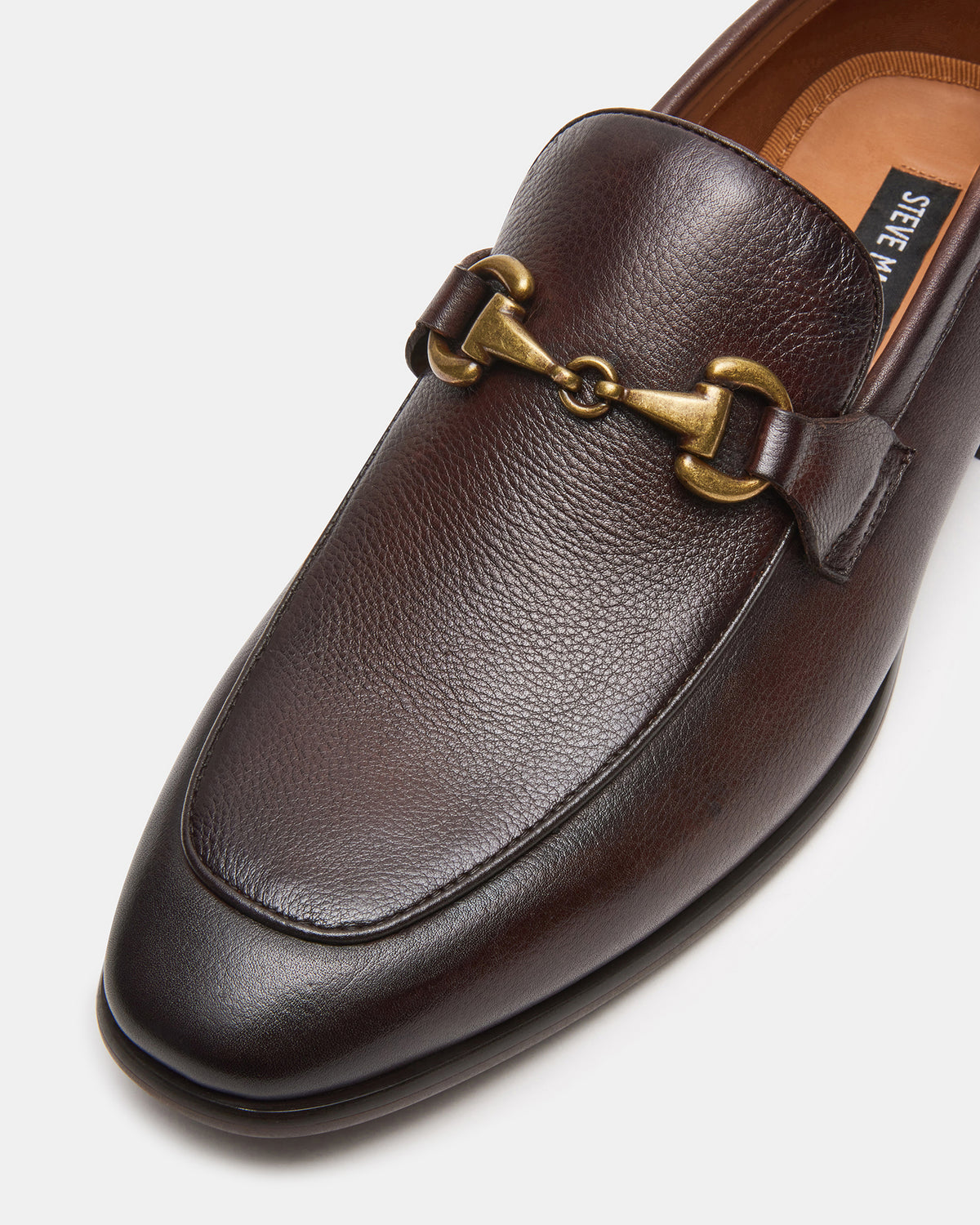JAYSHAN Brown Leather Men's Dress Loafer - Steve Madden