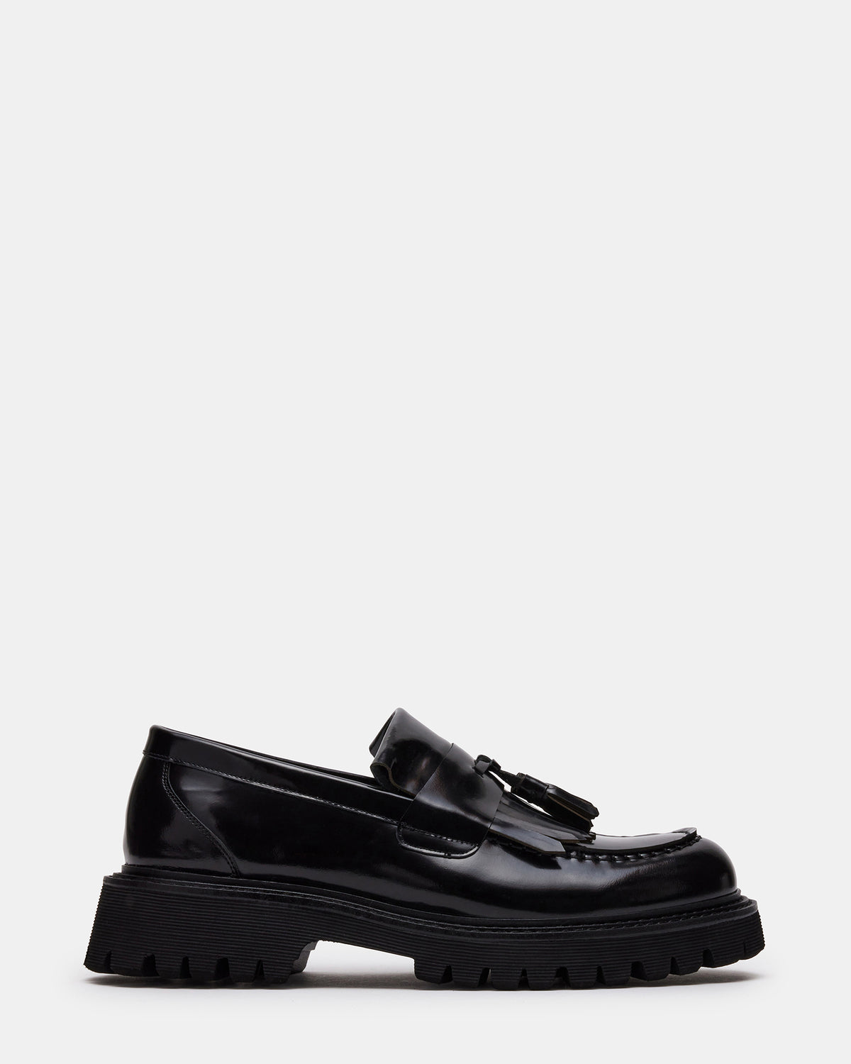 ZEV Black Box Lug Sole Dress Men's Loafer - Steve Madden