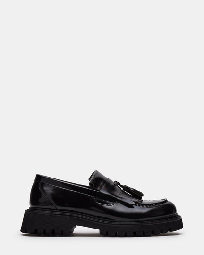 ZEV Black Box Lug Sole Dress Men's Loafer - Steve Madden