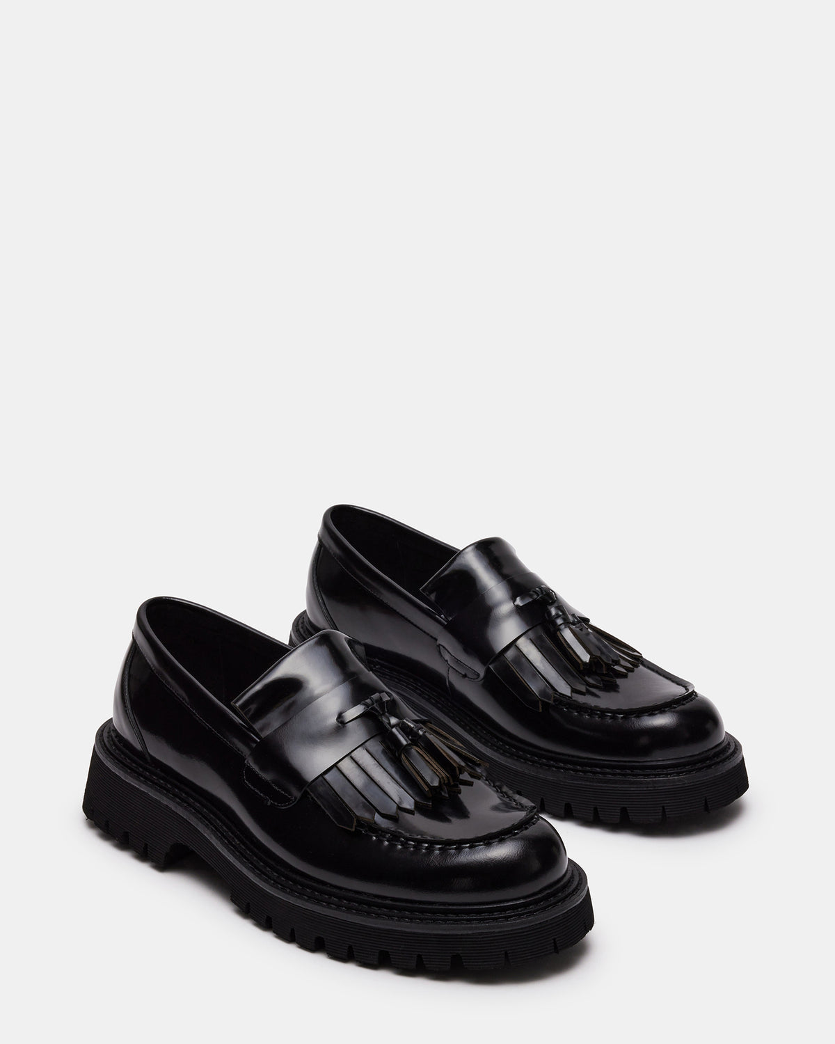 ZEV Black Box Lug Sole Dress Men's Loafer - Steve Madden