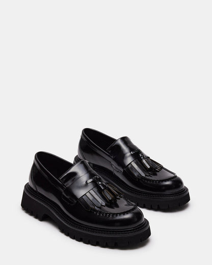 ZEV Black Box Lug Sole Dress Men's Loafer - Steve Madden