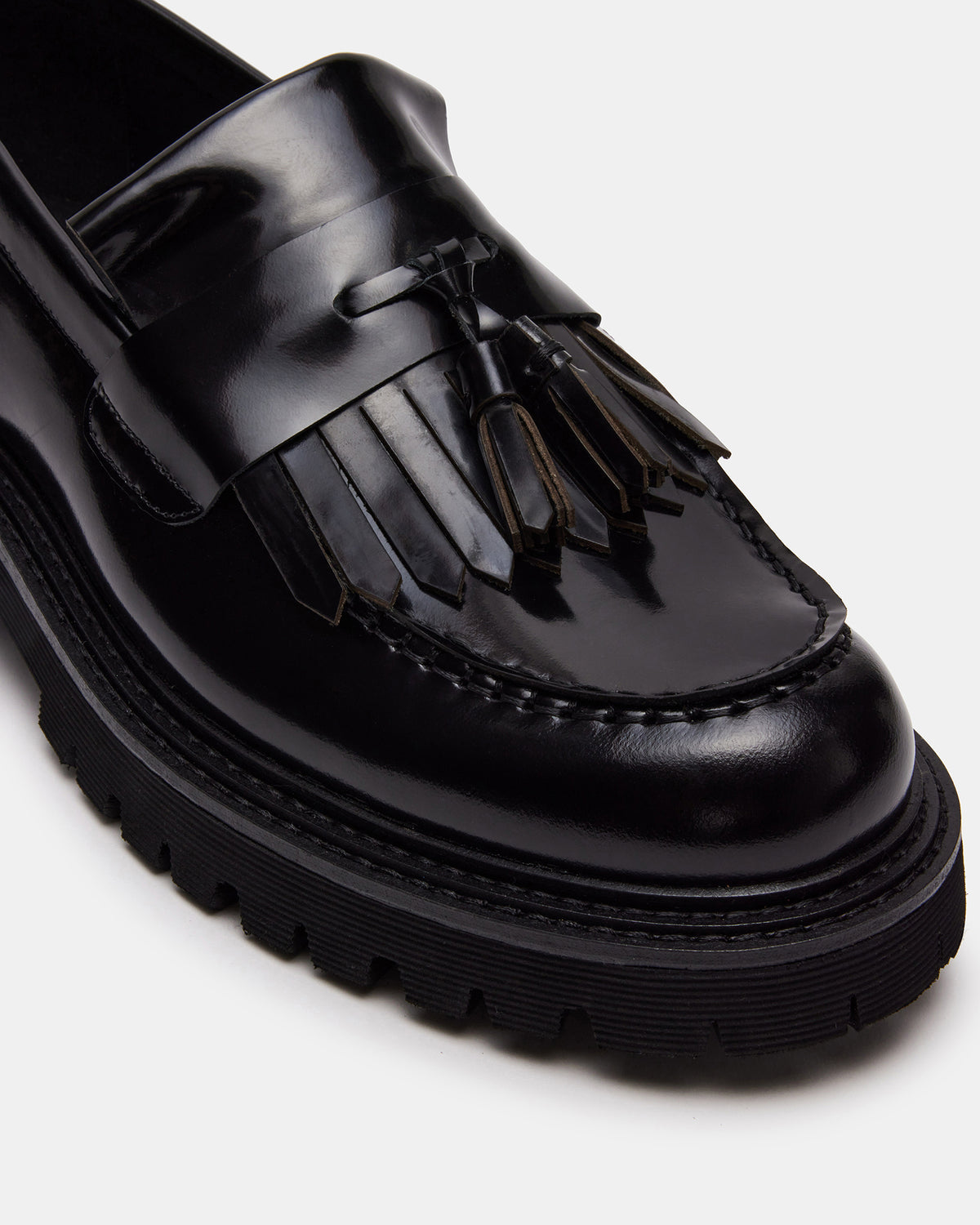 ZEV Black Box Lug Sole Dress Men's Loafer - Steve Madden