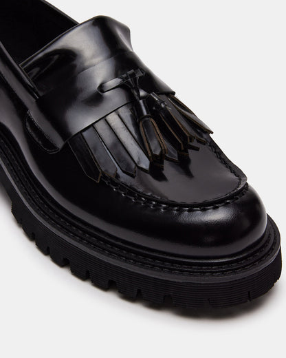 ZEV Black Box Lug Sole Dress Men's Loafer - Steve Madden