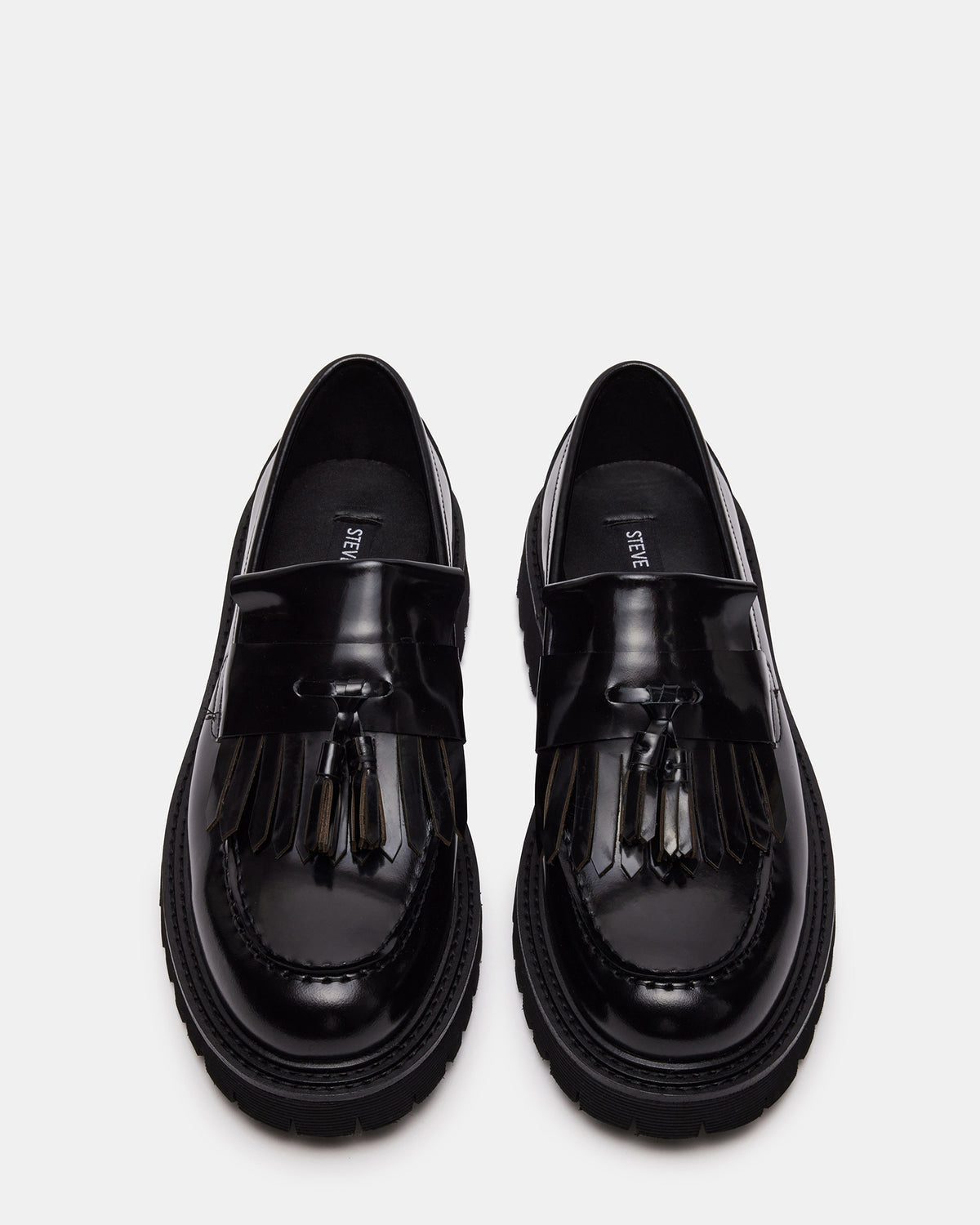 ZEV Black Box Lug Sole Dress Men's Loafer - Steve Madden