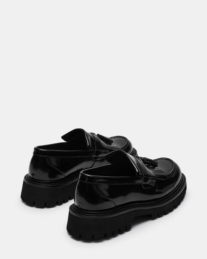 ZEV Black Box Lug Sole Dress Men's Loafer - Steve Madden