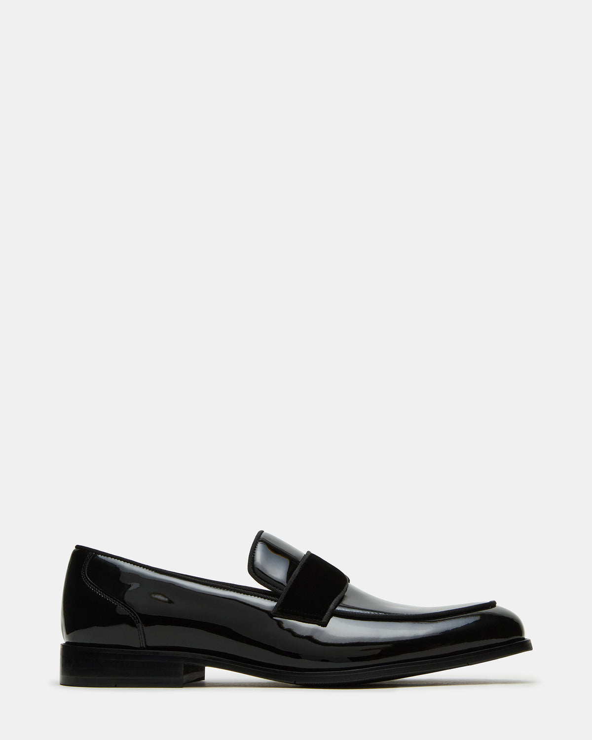 ESCADA Black/Black Slip-On Men's Dress Loafer - Steve Madden